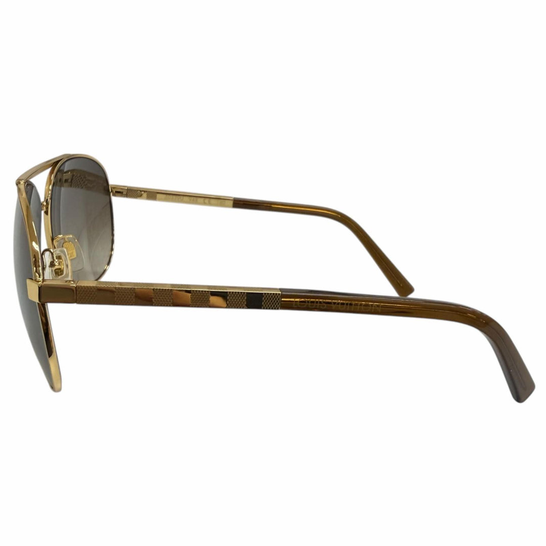 Excellent LOUIS VUITTON Sunglasses Attitude gold