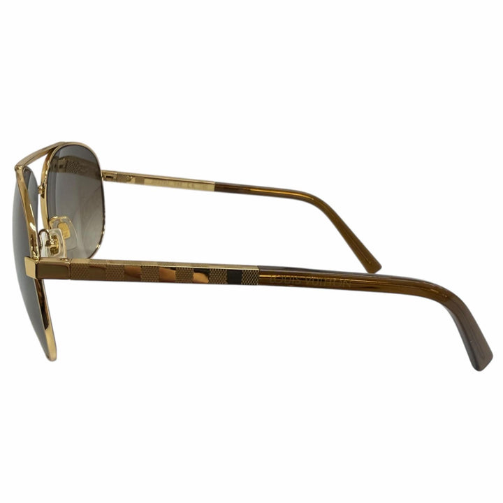 Excellent LOUIS VUITTON Sunglasses Attitude gold