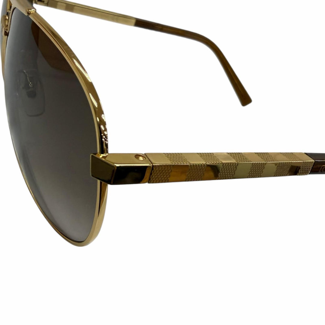 Excellent LOUIS VUITTON Sunglasses Attitude gold