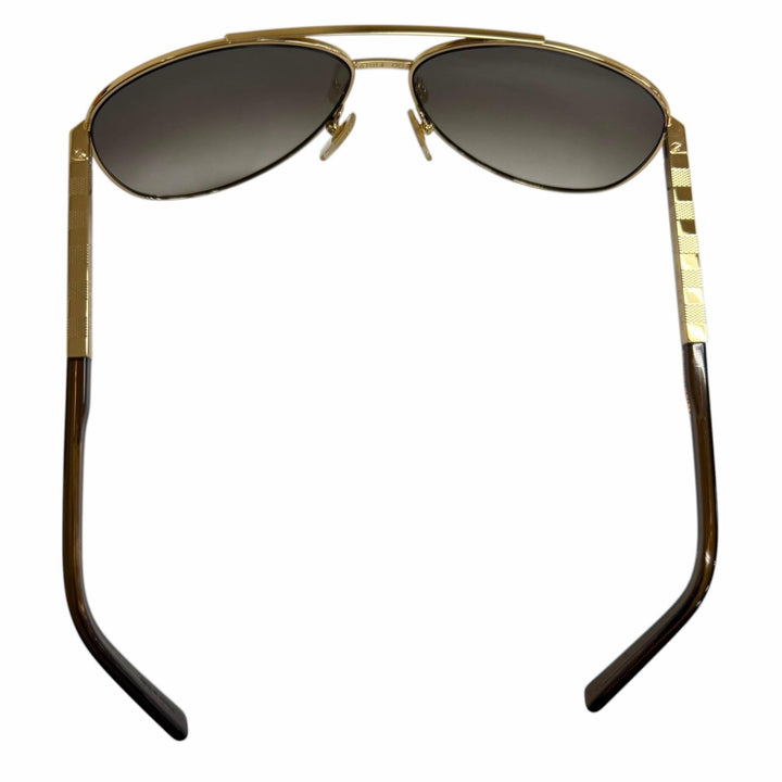 Excellent LOUIS VUITTON Sunglasses Attitude gold