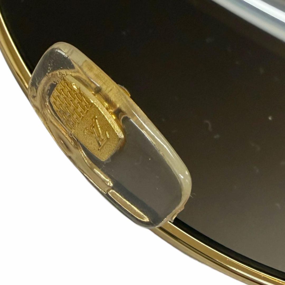 Excellent LOUIS VUITTON Sunglasses Attitude gold