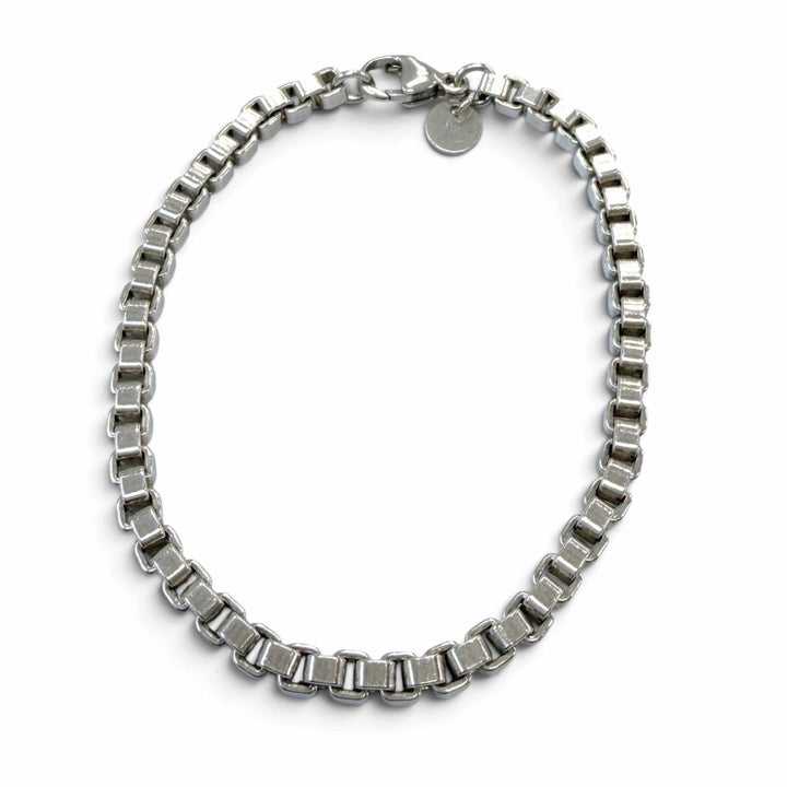 Great TIFFANY&Co. bracelet Venetian Chain Silver 925 mens