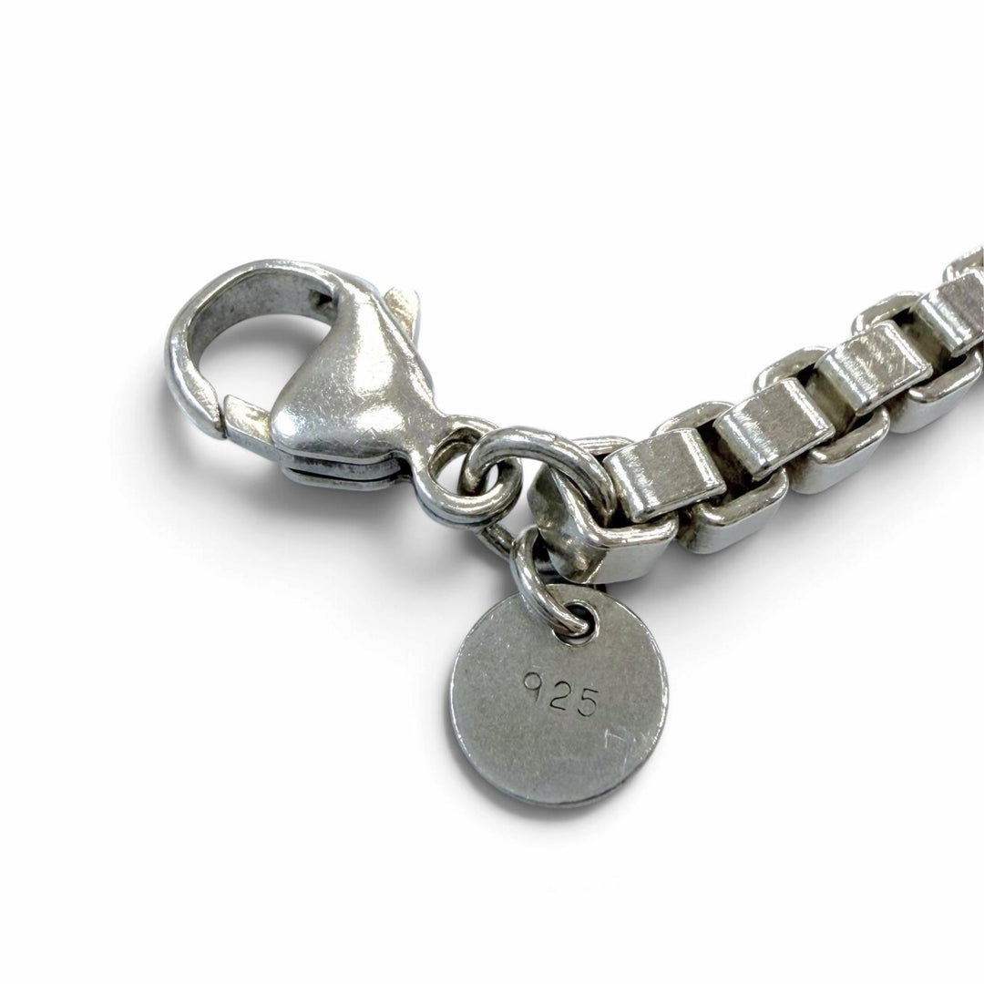 Great TIFFANY&Co. bracelet Venetian Chain Silver 925 mens