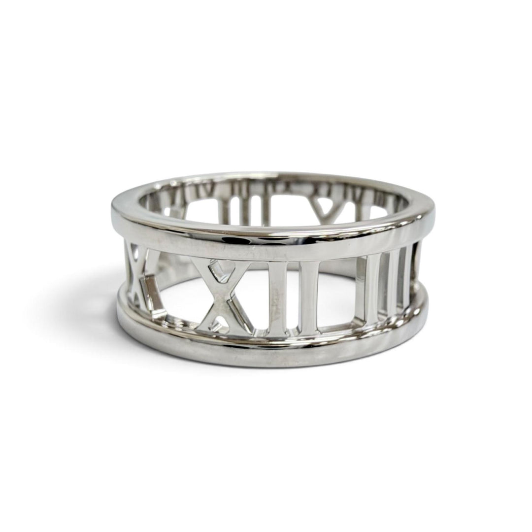 Excellent TIFFANY&Co. Ring ring Atlas open ring 750(WG) White gold 750 Women