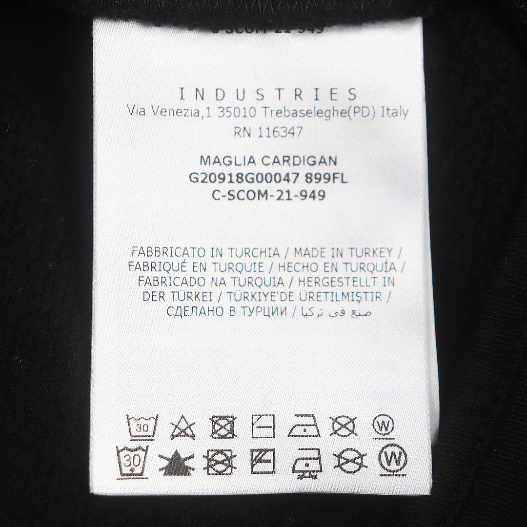 Excellent MONCLER Jersey MAGLIA Large logo gradient track jacket black cotton