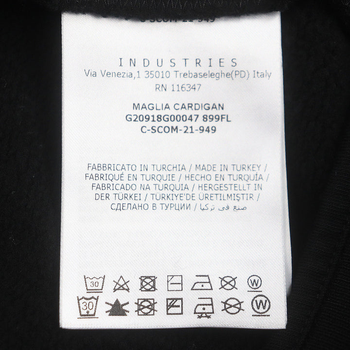 Excellent MONCLER Jersey MAGLIA Large logo gradient track jacket black cotton