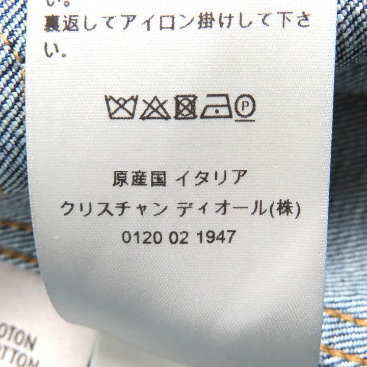 DIOR×KENNY SCHARF Denim Jacket Playing Cards Indigo blue cotton 46 013D480F285X