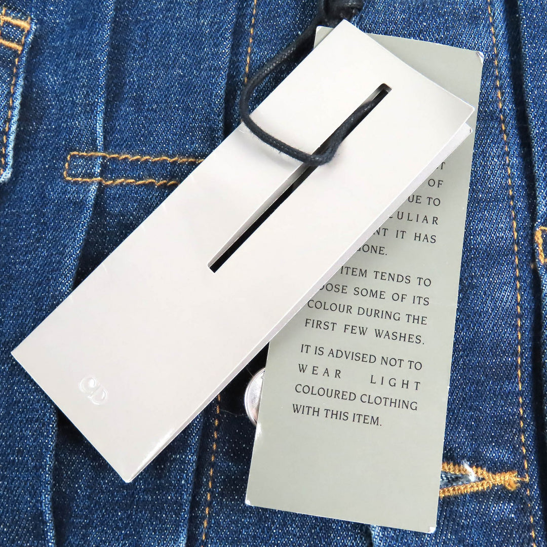 DIOR×KENNY SCHARF Denim Jacket Playing Cards Indigo blue cotton 46 013D480F285X