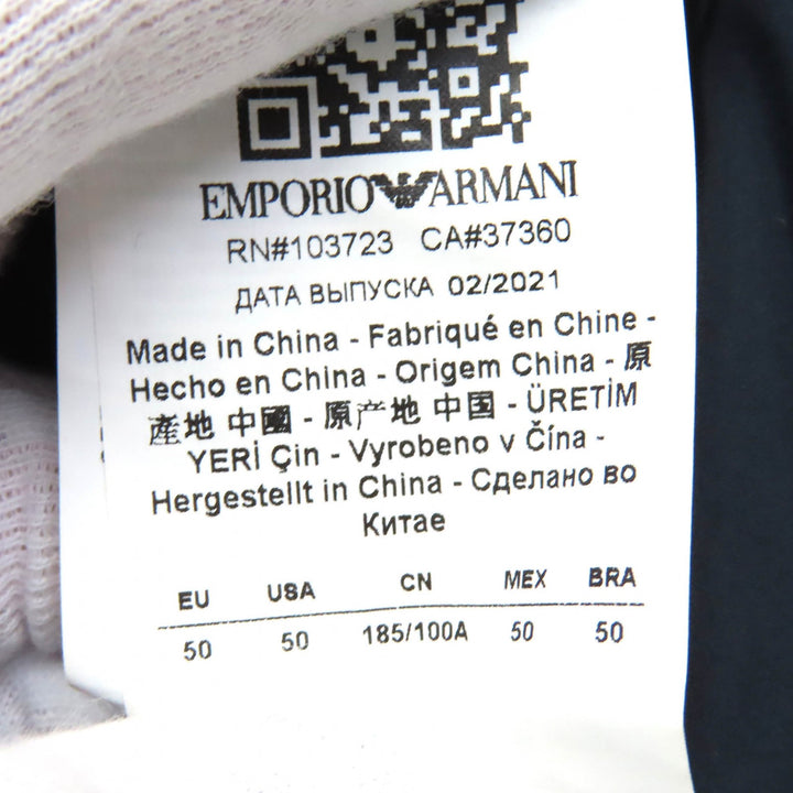 Pristine EMPORIO ARMANI coat logo button, double-breasted mens 50 6K1L80
