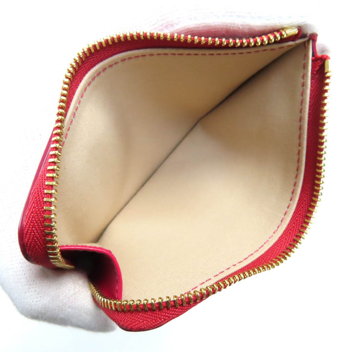 Pristine Chloe Coin case Zipper Small Purse Leather Fragment Case leather
