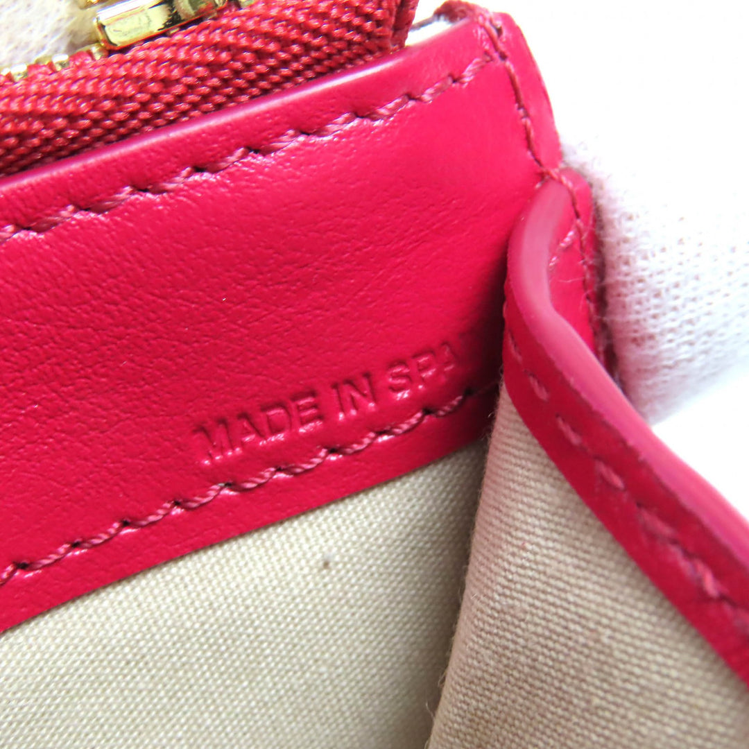 Pristine Chloe Coin case Zipper Small Purse Leather Fragment Case leather