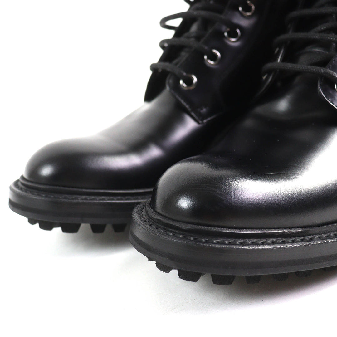 Excellent CHURCH'S short boots NANALAH LW Lace-up ankle boots black leather Women 37