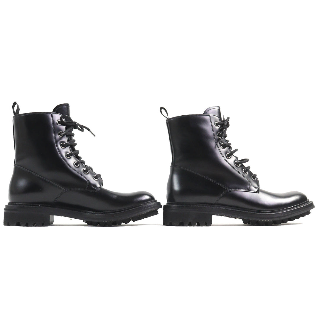 Excellent CHURCH'S short boots NANALAH LW Lace-up ankle boots black leather Women 37