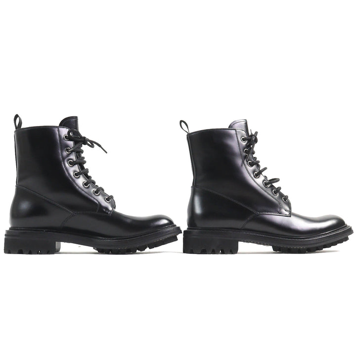 Excellent CHURCH'S short boots NANALAH LW Lace-up ankle boots black leather Women 37