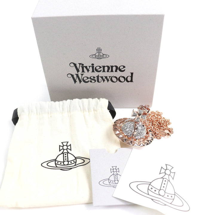 Excellent Vivienne Westwood Necklace Mayfair Large Orb Pendant 63020050-G118-M