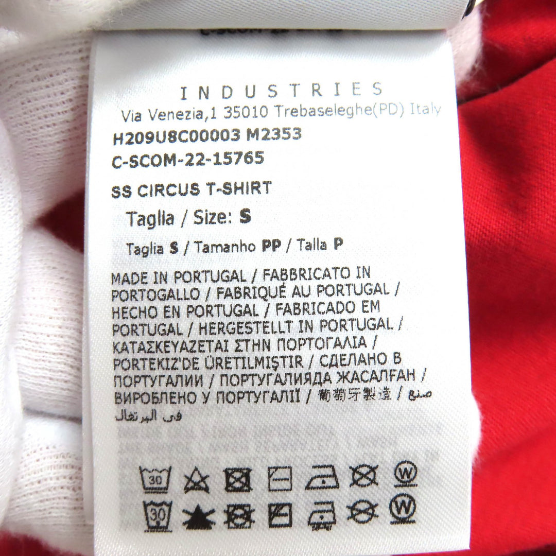 Pristine MONCLER GENIUS 7 FRAGMENT Short sleeve T-shirt logo print crew neck S