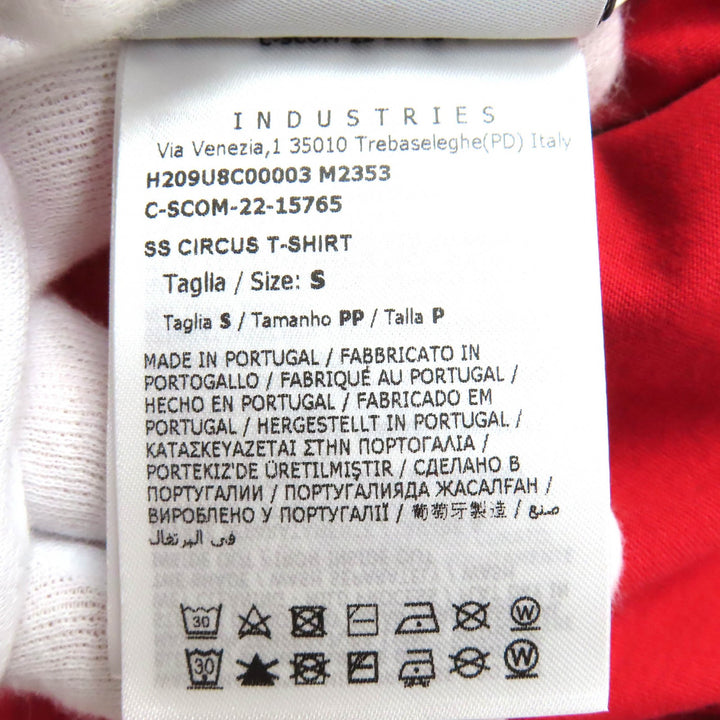 Pristine MONCLER GENIUS 7 FRAGMENT Short sleeve T-shirt logo print crew neck S