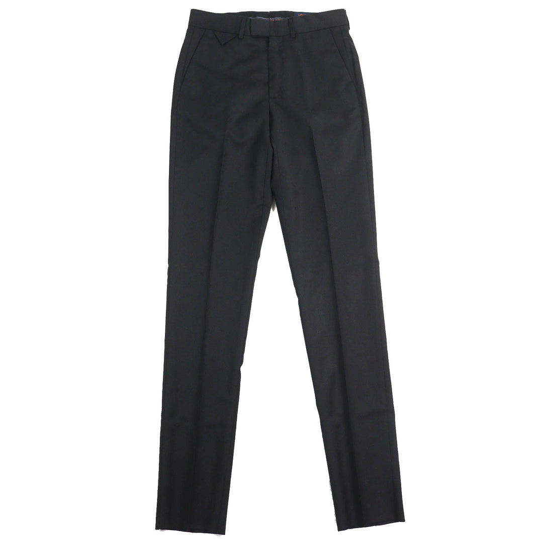 Pristine LOUIS VUITTON Pants Mini cigarette pants slacks unfinished hem black wool