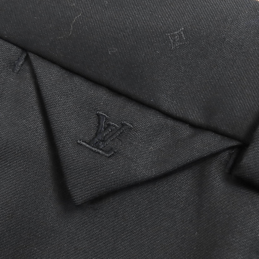 Pristine LOUIS VUITTON Pants Mini cigarette pants slacks unfinished hem black