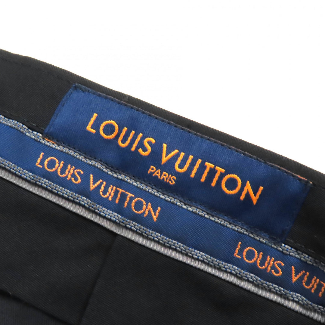 Pristine LOUIS VUITTON Pants Mini cigarette pants slacks unfinished hem black