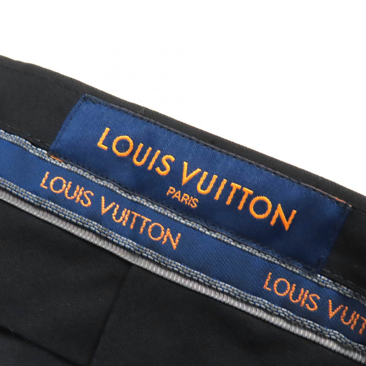 Pristine LOUIS VUITTON Pants Mini cigarette pants slacks unfinished hem black