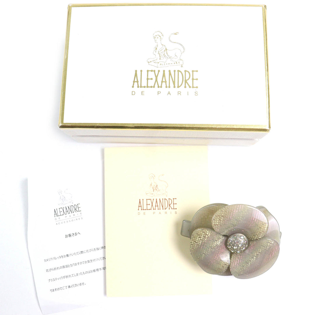 Excellent ALEXANDRE DE PARIS Valletta Swarovski Crystal Camellia Hair Clip Gurege Women