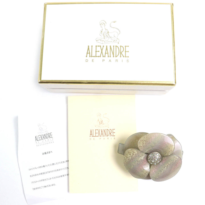 Excellent ALEXANDRE DE PARIS Valletta Swarovski Crystal Camellia Hair Clip Gurege Women