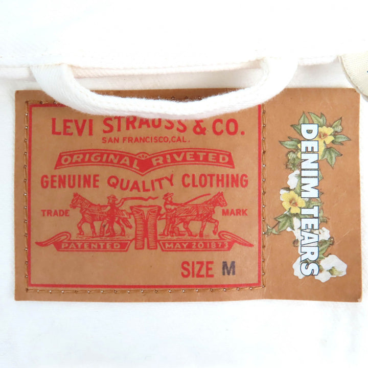 Discounted Great LEVI S DENIM TEARS Denim Jacket TYPE2 BUSTDOWN JACKET Swarovski off white mens M