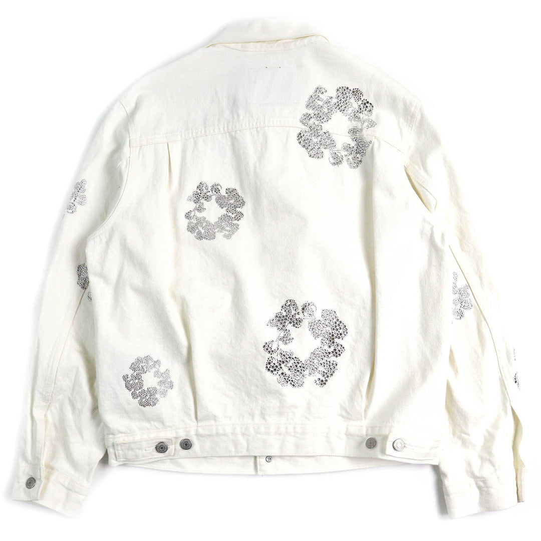 Discounted Great LEVI S DENIM TEARS Denim Jacket TYPE2 BUSTDOWN JACKET Swarovski off white mens M