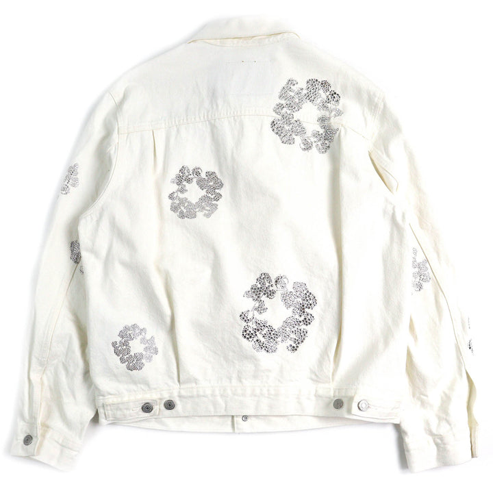 Discounted Great LEVI S DENIM TEARS Denim Jacket TYPE2 BUSTDOWN JACKET Swarovski off white mens M