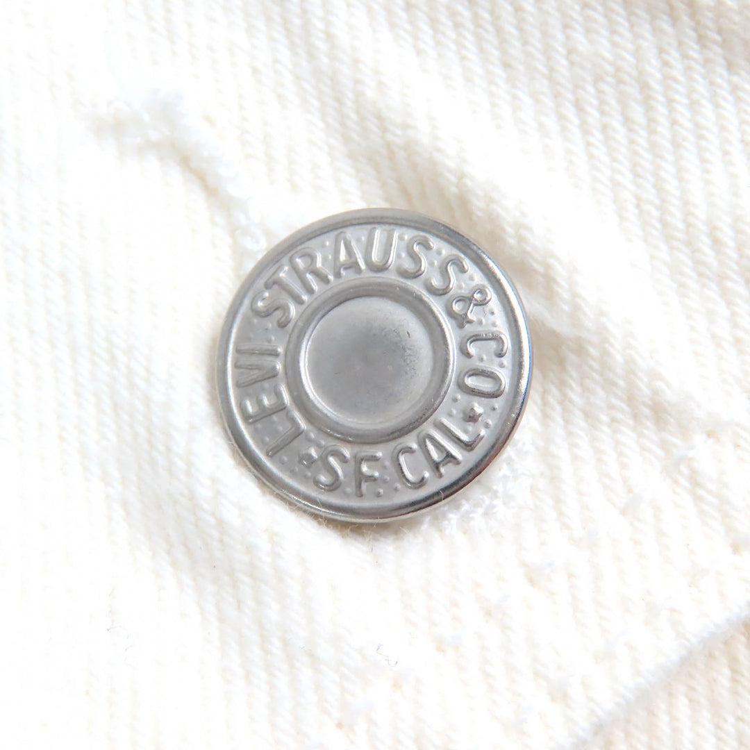 Discounted Great LEVI S DENIM TEARS Denim Jacket TYPE2 BUSTDOWN JACKET Swarovski off white mens M