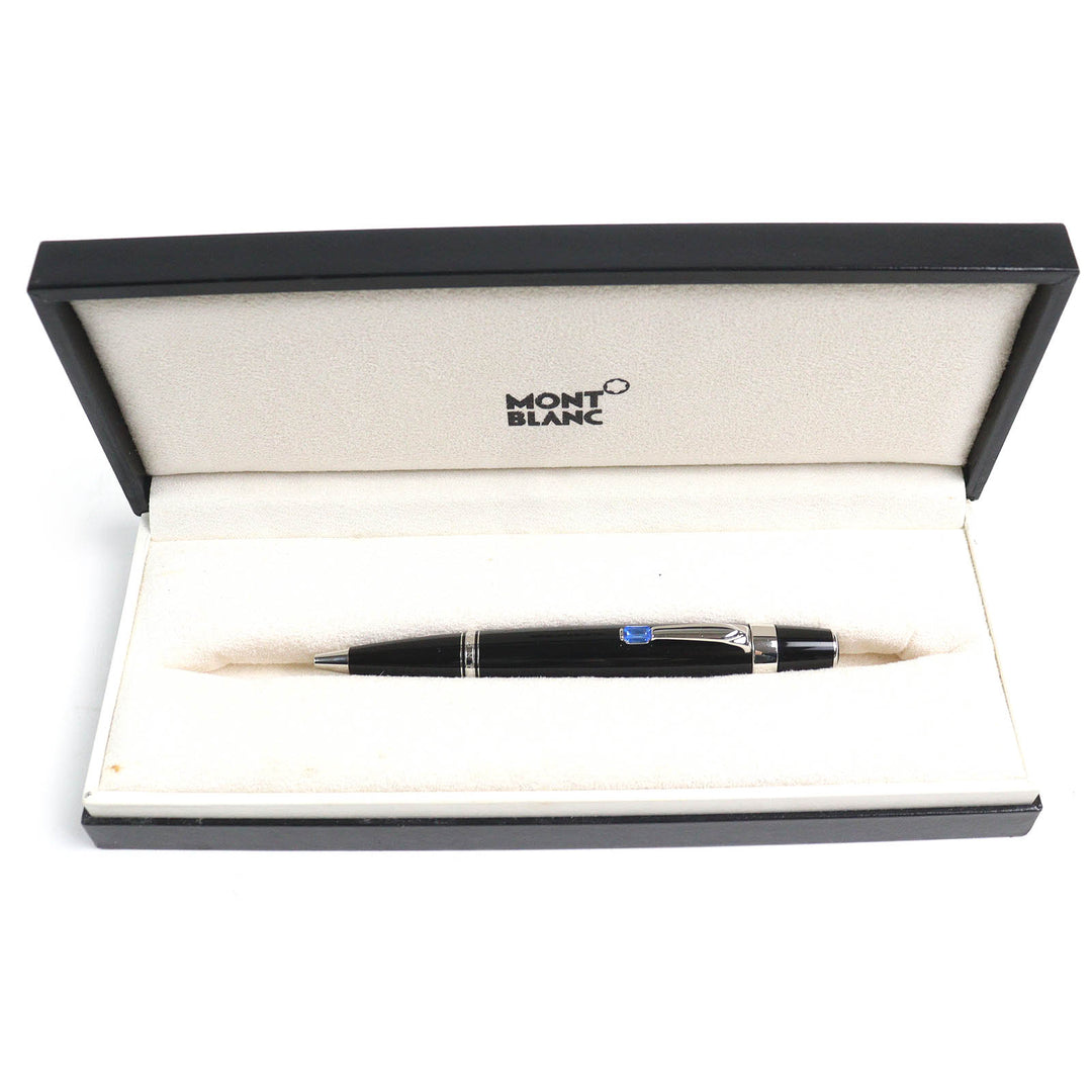 MONTBLANC Ballpoint pen Boheme PIX Blue Gemstone White Star Twist Style mens