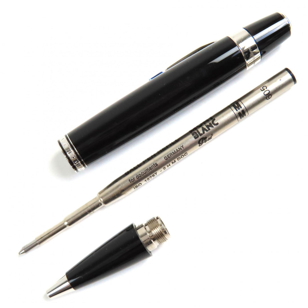 MONTBLANC Ballpoint pen Boheme PIX Blue Gemstone White Star Twist Style mens