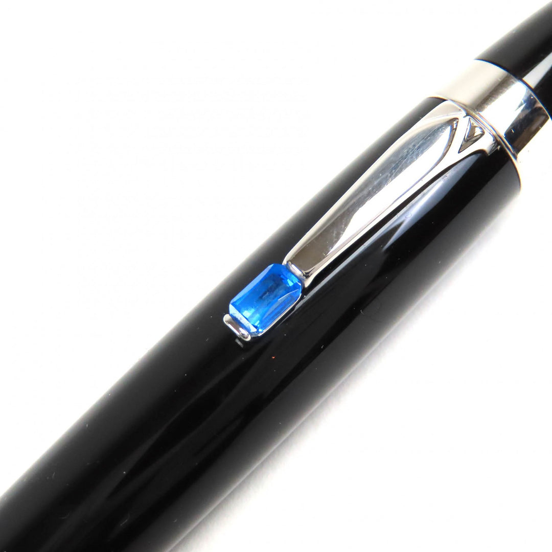 MONTBLANC Ballpoint pen Boheme PIX Blue Gemstone White Star Twist Style mens
