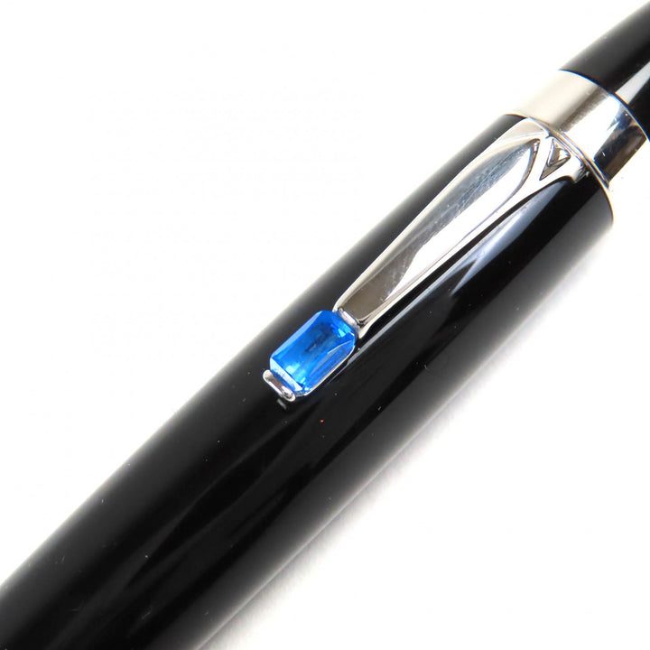 MONTBLANC Ballpoint pen Boheme PIX Blue Gemstone White Star Twist Style mens