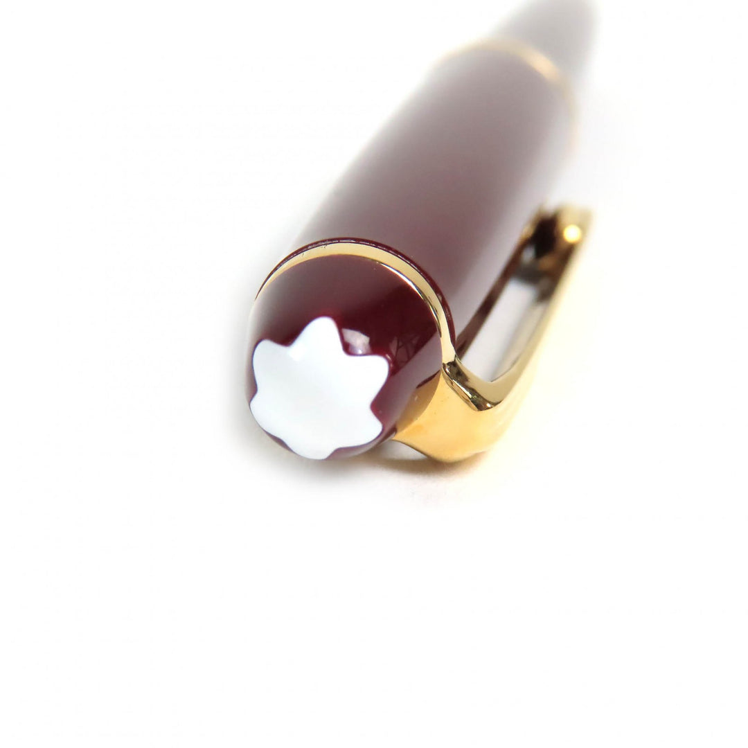 Very Good MONTBLANC fountain pen Meisterstck Classic white star Bordeaux gold
