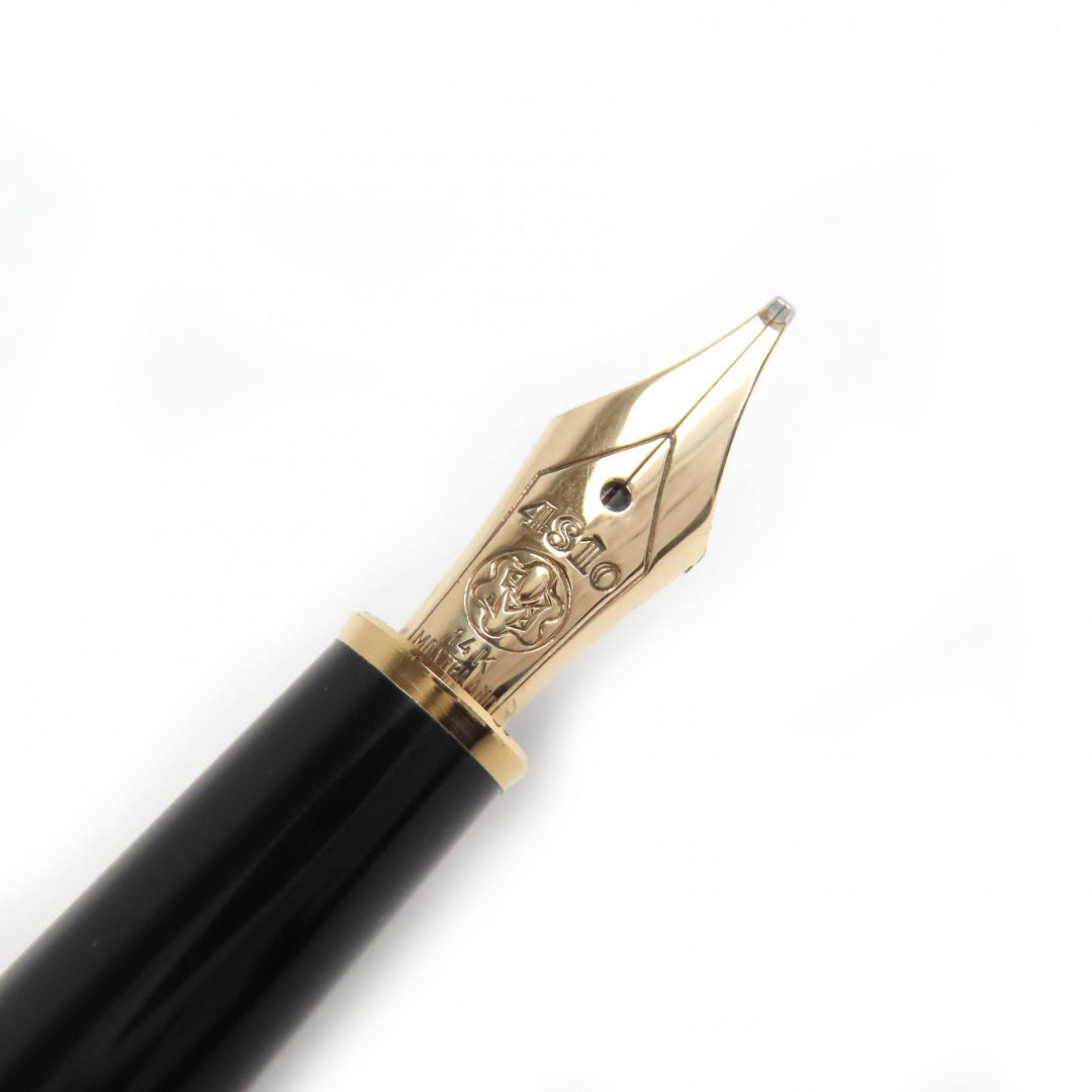 Very Good MONTBLANC fountain pen Meisterstck Classic white star Bordeaux gold