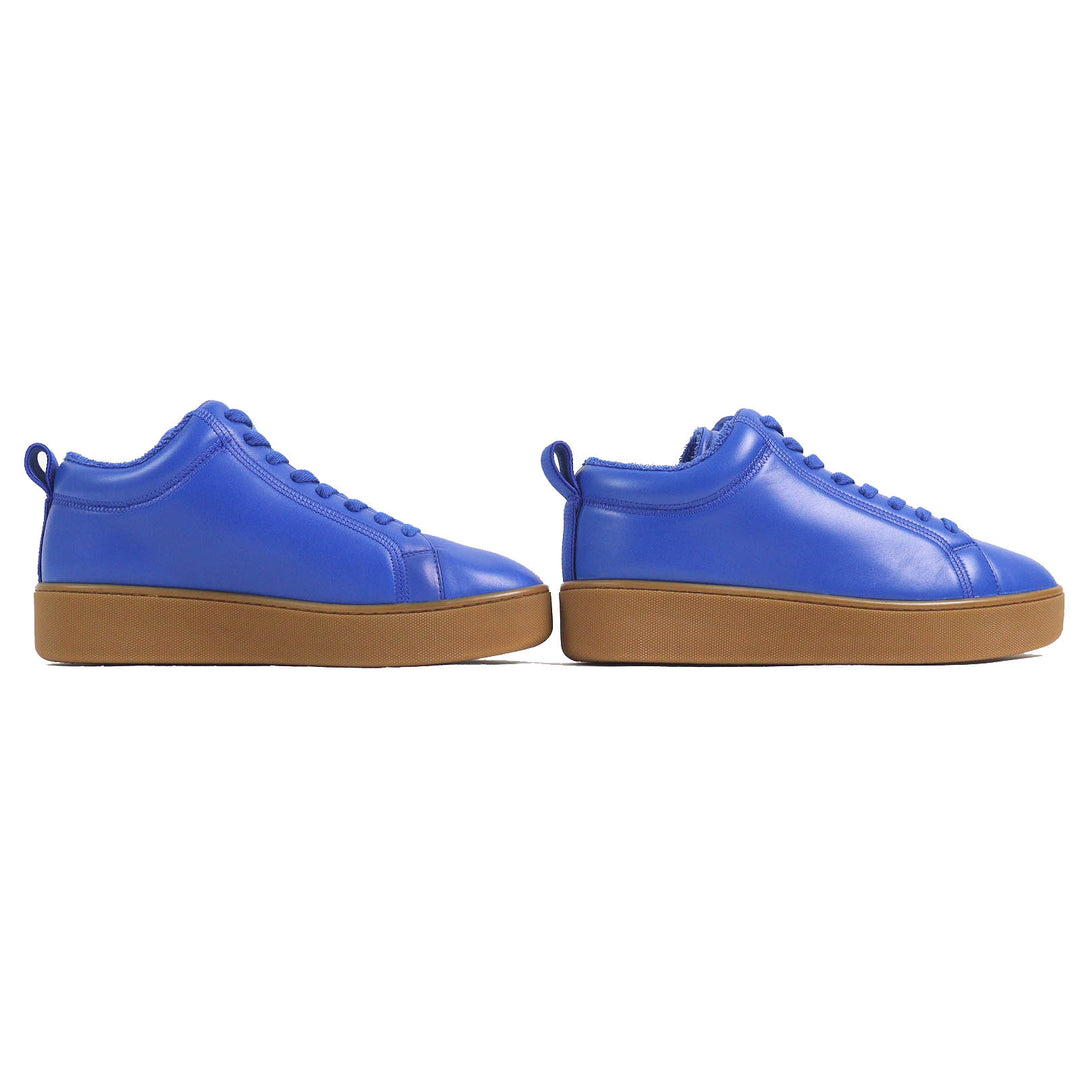 Pristine BOTTEGAVENETA Low cut sneakers QUILT blue leather mens 40 651427