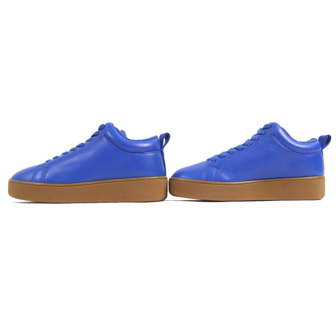 Pristine BOTTEGAVENETA Low cut sneakers QUILT blue leather mens 40 651427