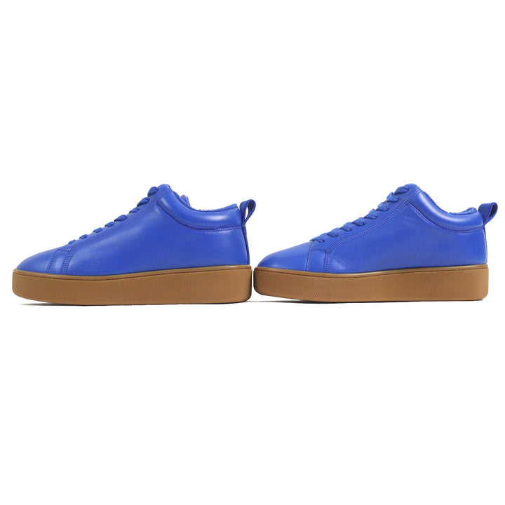 Pristine BOTTEGAVENETA Low cut sneakers QUILT blue leather mens 40 651427