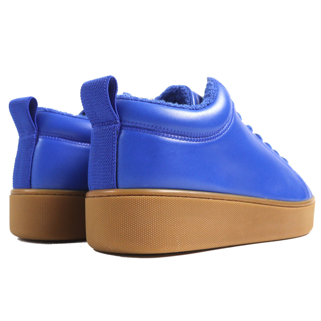 Pristine BOTTEGAVENETA Low cut sneakers QUILT blue leather mens 40 651427