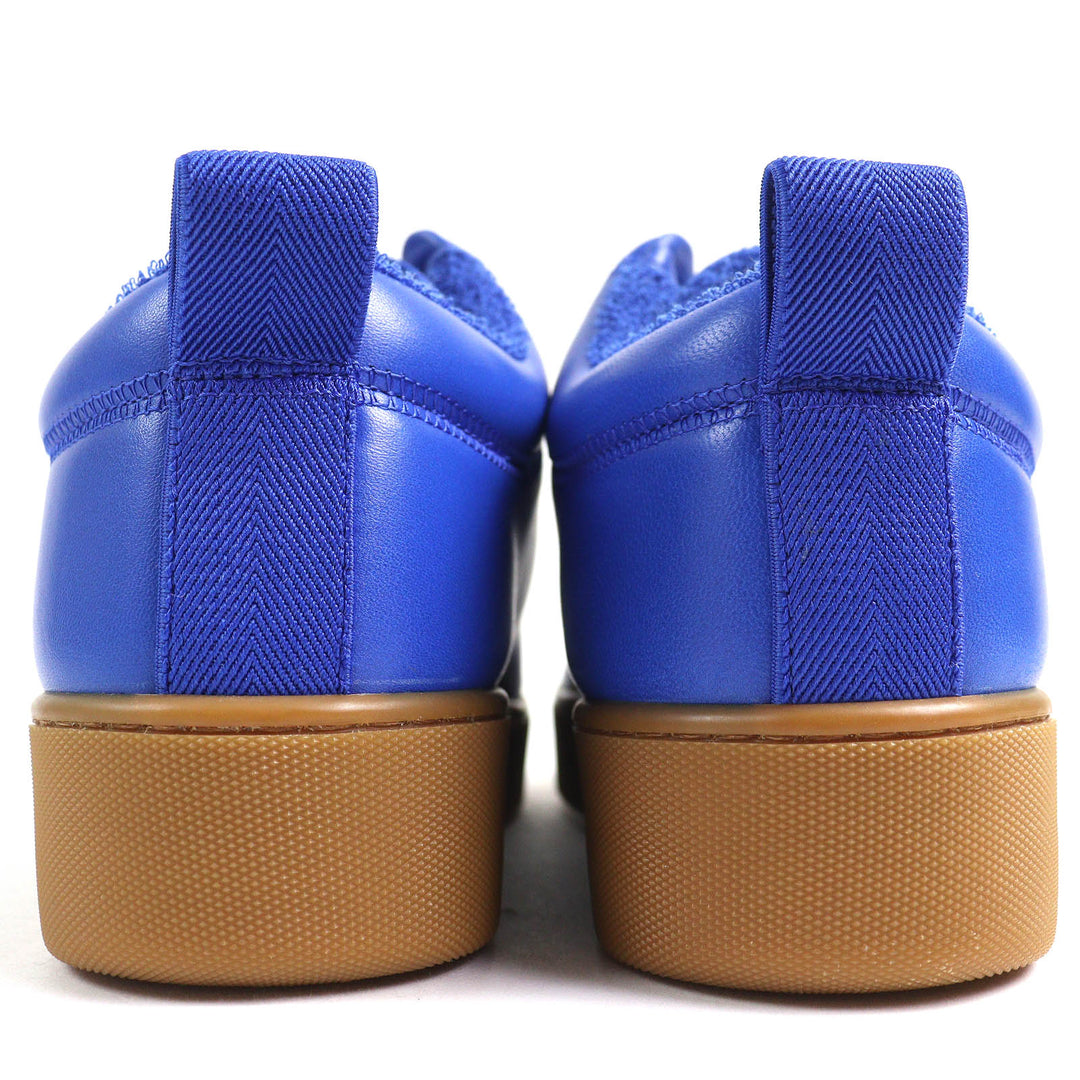 Pristine BOTTEGAVENETA Low cut sneakers QUILT blue leather mens 40 651427