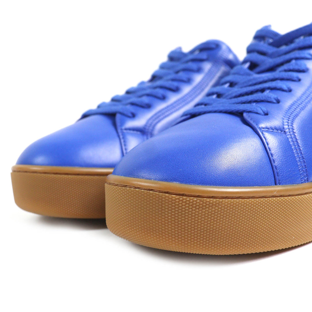 Pristine BOTTEGAVENETA Low cut sneakers QUILT blue leather mens 40 651427