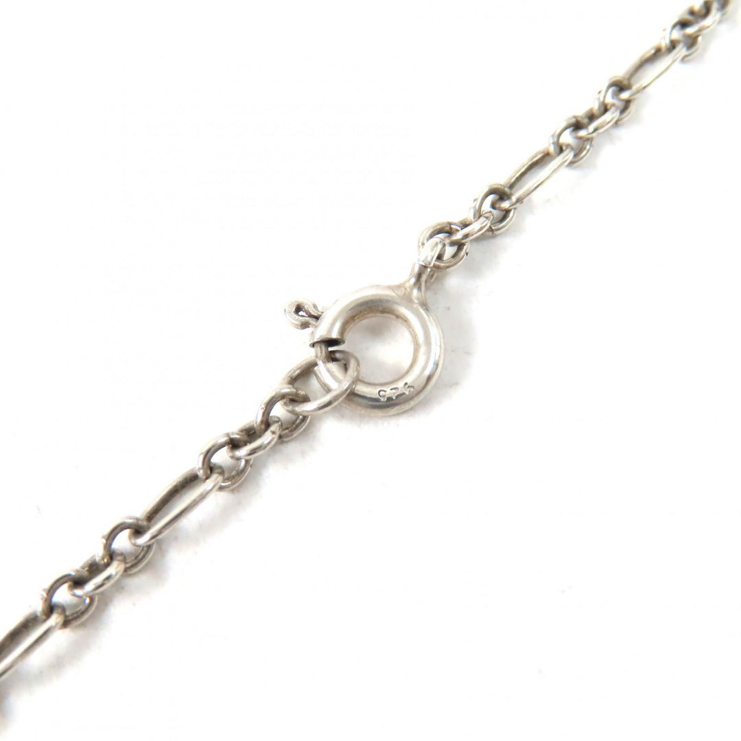 Great Georg Jensen Necklace ear pendant Silver SV925 Women 1994