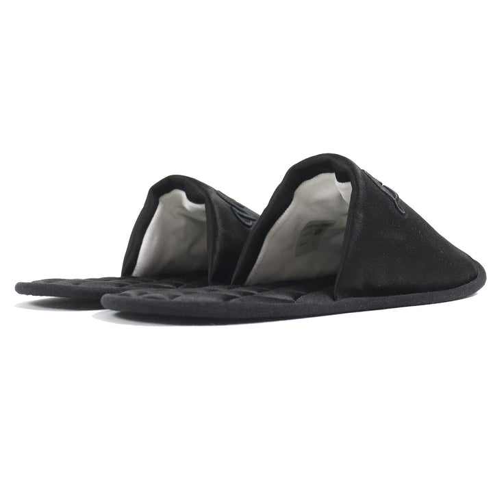 Excellent LOUIS VUITTON Other shoes Logo Embroidered Satin Slippers Room Shoes
