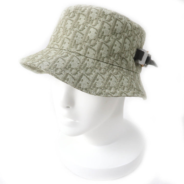 Great DIOR hat Oblique all-over print jacquard bucket hat mens S 293C906J5763