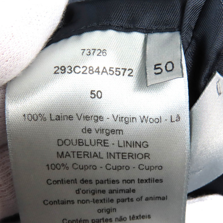 Excellent DIOR tailored jacket Check Pattern Peak Lapel Single mens 50 293C284A5572