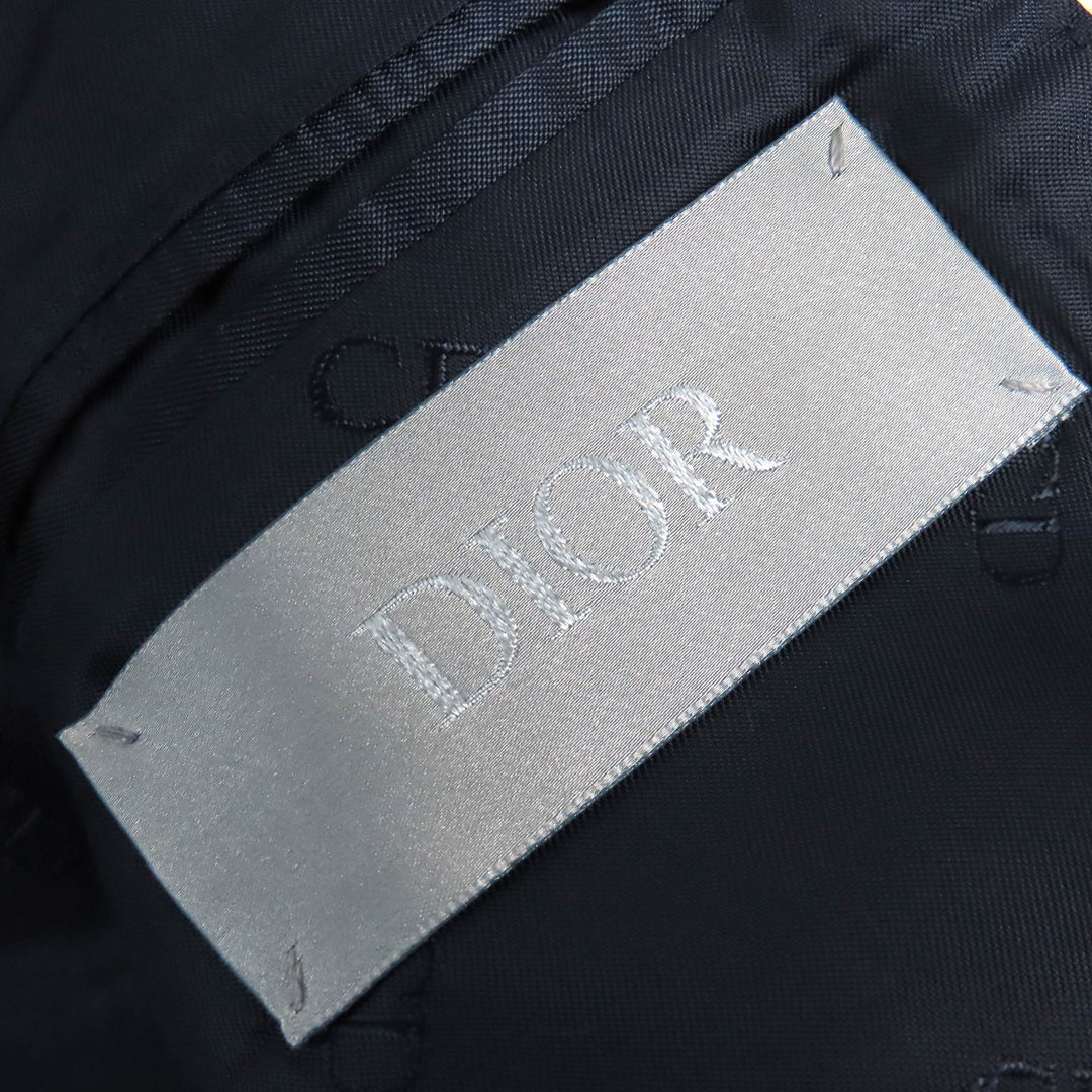 Excellent DIOR tailored jacket Check Pattern Peak Lapel Single mens 50 293C284A5572