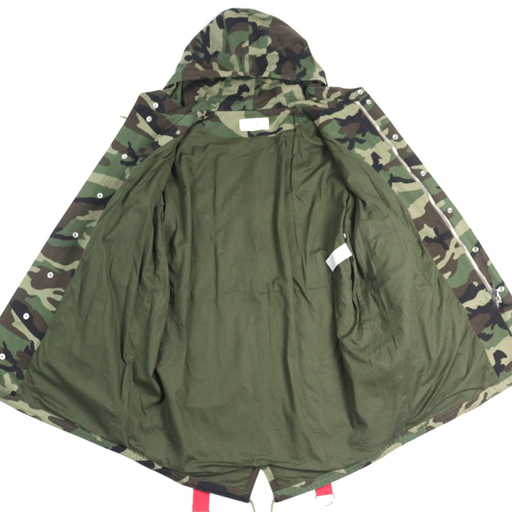 CELINE Mod coat Camouflage Camouflage Pattern Harness mens 44 2W860494M