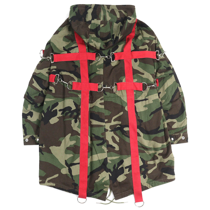 CELINE Mod coat Camouflage Camouflage Pattern Harness mens 44 2W860494M